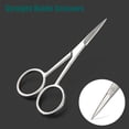 thumbnail image 2 of Small Scissors - Nail Cuticle Scissors/Manicure Scissors Set - Straight and curved blade grooming scissors, 2 of 5