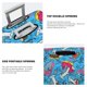 thumbnail image 3 of Balery Sharks Summer Funda de equipaje, fundas para maletas, elástica, lavable, protector de maletas, compatible con maletas de 18 a 32 pulgadas-Small, 3 of 7