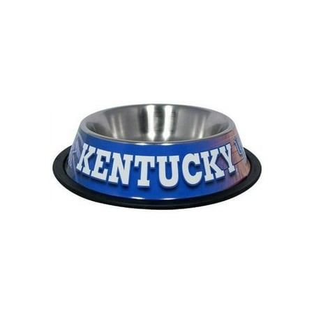 Kentucky Wildcats Large Steel Pet Dish