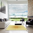 thumbnail image 6 of Ahgly Company Indoor Square Patterned Sun Yellow Area Rugs, 3' Square, 6 of 6