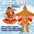thumbnail image 3 of ¡El disfraz es divertido! Mono Slim Fit Sherpa Turkey para adulto, 3 of 5