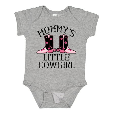 

Inktastic Mommy Little Cowgirl Baby Clothes Gift Baby Girl Bodysuit