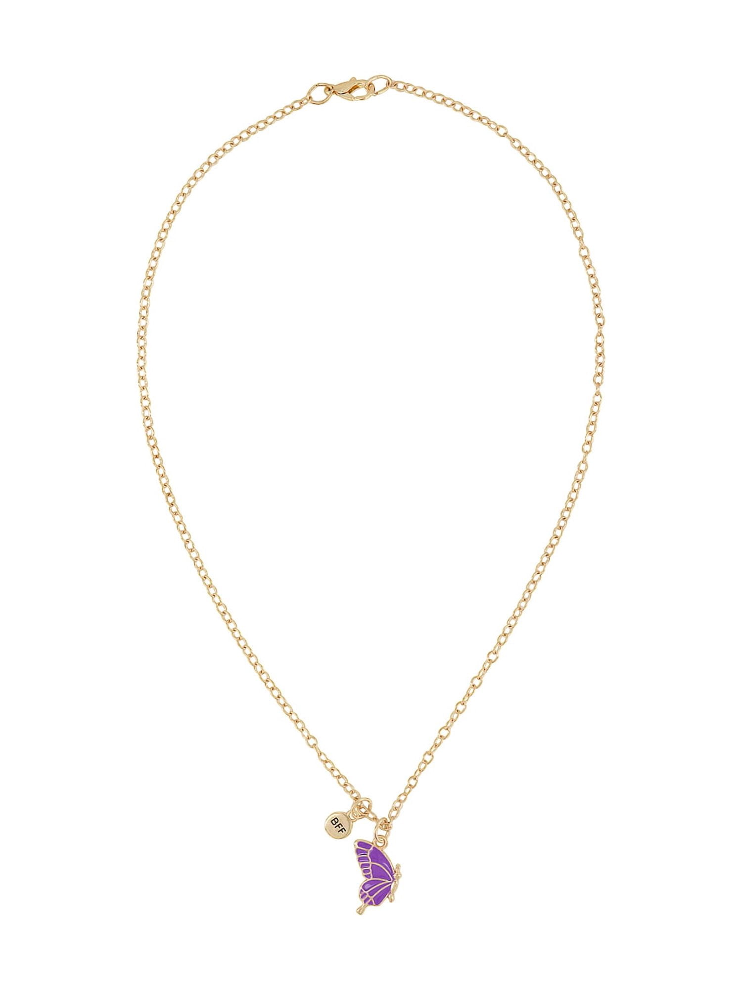 Claire's Best Friends Necklace Set - Butterfly, 2pcs