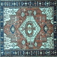 thumbnail image 1 of Ahgly Company Indoor Square Persian Light Blue Traditional Area Rugs, 3' Square, 1 of 4