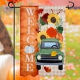 thumbnail image 2 of Welcome Fall Truck Yard Flag 11.5 in x 18 in, 2 of 5