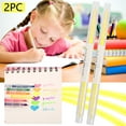 thumbnail image 2 of Double Headed Highlighter Color Pen Key Line Marker Pen Candy Color Pen Marker Pen Hand Account Pen（10ml） Disposable Pens Individually Wrapped Bulk Bulk Pens Misprinted Metal Pens Ballpoint Pen Bulk, 2 of 4
