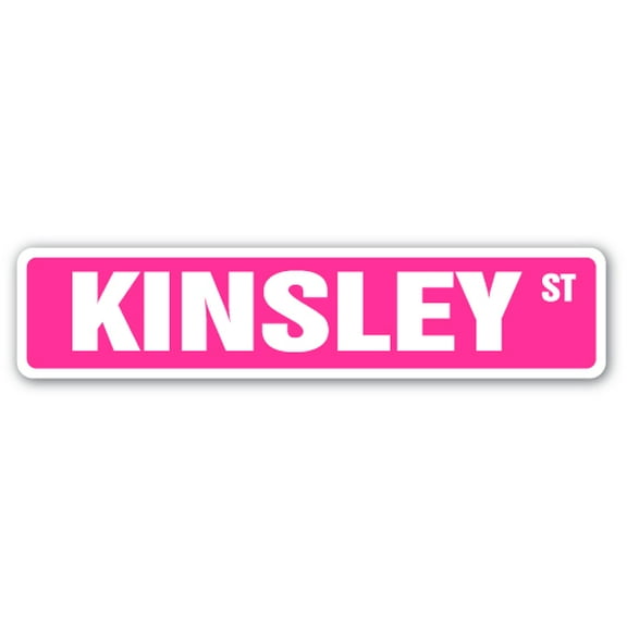 Kinsley Street [3 Pack] of Vinyl Decal Stickers |for Laptop Car