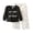 Black, variant on Girls Outfits Spring Fashion Korean Bow Long Sleeve Top With Wide Leg Pants Two Piece Girls' Clothing Sets