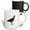 Multicolor, variant on 3drose, Side View of a Wild Jackdaw, 11oz Magic Transforming Mug