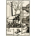 thumbnail image 2 of Mildred McMillen 11x14 Gold Ornate Wood Frame and Double Matted Museum Art Print Titled - Back Stairs (1915), 2 of 4