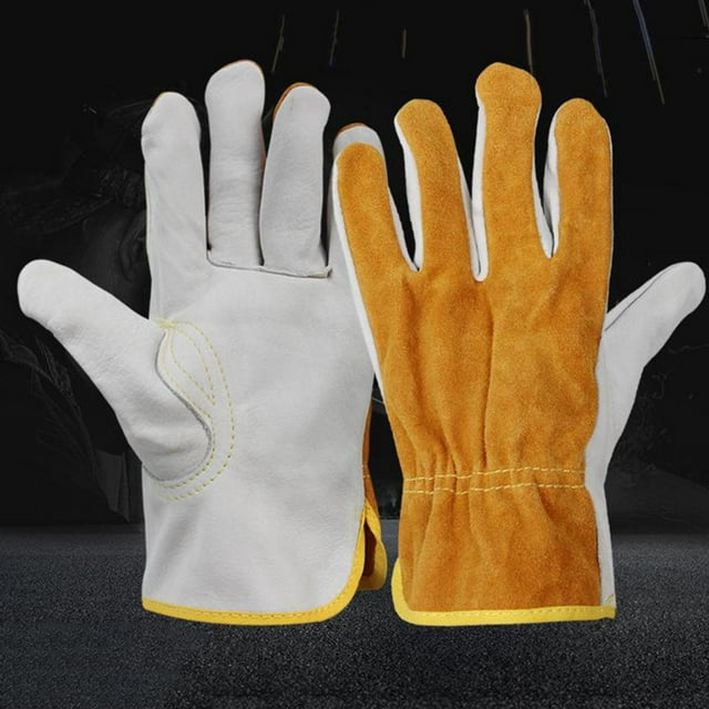 Guantes de Trabajo Soledad Guantes de soldadura resistentes al calor para Sudor camping