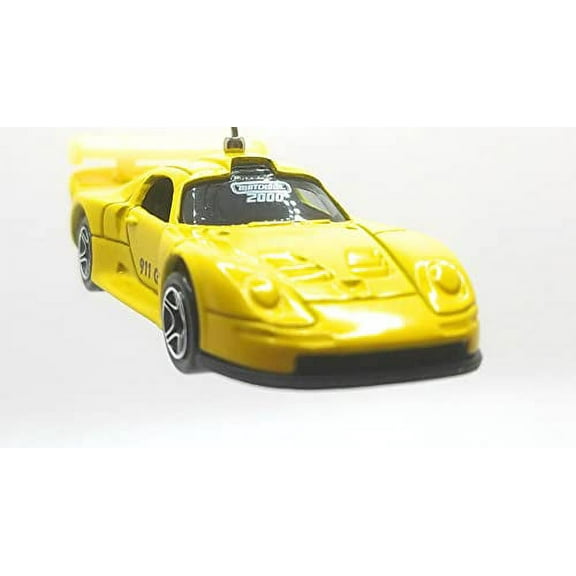 Christmas Ornament for Porsche 911 GT1 Yellow