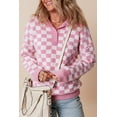 thumbnail image 5 of Redhotype Chic Plaid V-Neck Sweater: Cozy & Stylish!, 5 of 8