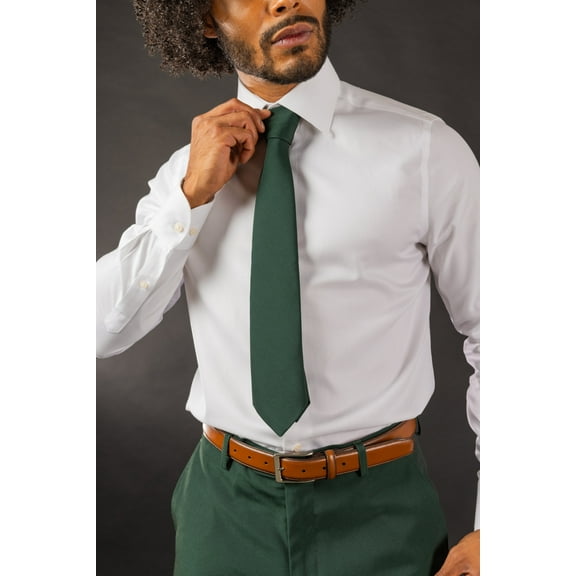 The Holiday Ham - Shinesty Dark Green Tie