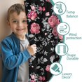 thumbnail image 3 of Blackout Kids Curtains,Pioneer Flower Floral Print Pattern Childrens Insulated Curtains Set Of 2,Bedroom Essentials,Toddler Room Decor 42"x54", 3 of 5