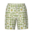 thumbnail image 5 of Rocae Daisies Flowers for Men's Swim Trunks Quick Dry With Two Side Pockets and One Lined Patch Pocket3X-Large, 5 of 9