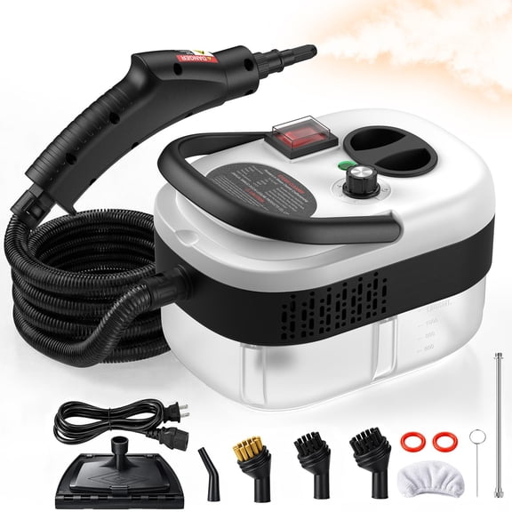 Steam Cleaner 2500W High Pressure Steamer for Cleaning, Car Steamer Handheld Steam Cleaner for Home Use, Hardwood Floor Steam Cleaner for Upholstery, Kitchen, Bathroom, Grout