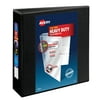 Avery Heavy-Duty View 3 Ring Binder, 3" One Touch EZD Rings, 3.5" Spine, 1 Black Binder (79693)
