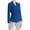 Blue, variant on Kaemgyyd Women's Casual Blazer Fashion Long Sleeve Button Work Office Jackets Lightweigh Slim Asymmetry Hem Solid Coat