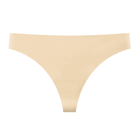 Fulorrnie Underwear for Women Seamless Hiphuggers Comfort Breathable Panties Sport Banded Waist Moisture Wicking Panty Beige XL