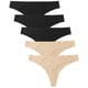 thumbnail image 1 of Gibobby Paquete de Tanga para dama Pack de 5 tangas deportivas informales sin perforadas para mujer(Gris,G), 1 of 4