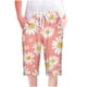 thumbnail image 4 of Puntoco Pantalones cortos de verano para mujer, moda 2024, pantalones cortos para mujer, pantalones casuales, pierna recta, cordón, cintura elástica, pantalones sueltos y cómodos con bolsillos, 4 of 5