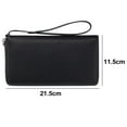 thumbnail image 2 of Women's purse, RFID shielded leather zipper purse, 2 of 5