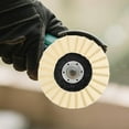 thumbnail image 7 of Wool Felt Flap Disc 4.5 Inch – 5 Pack Polishing Wheel for Angle Grinder, Heavy-Duty Buffing Pad for Metal, Stone, Marble, Furniture, Car Wax & Surface Finishing, 7 of 7
