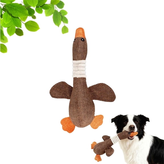 Pet Toy, Duck Squeaky Dog Toy, Durable Rubber Chew Toys for Aggressive Chewers, Indestructible Interactive Fetch Toys for Small Medium Large Dogs