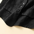 thumbnail image 7 of CILENON Chaquetas De Mujer Elegantes Womens Vest Casual Sleeveless Cardigans Jacket Loose and Thin V Neck Casual Vest Top (Black,XXL), 7 of 7
