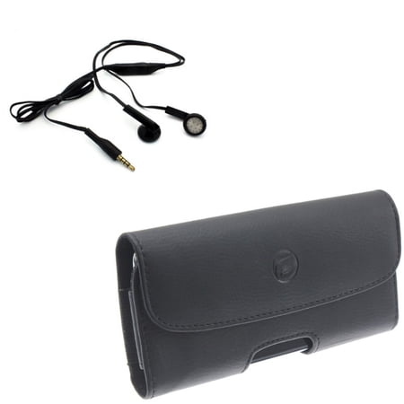 Headphones Wired Earphones w Leather Case Belt Clip for Samsung Galaxy S10 Plus - Handsfree Mic 3.5mm Headset  Holster Cover Loops J7N price history on PriceWatchPro