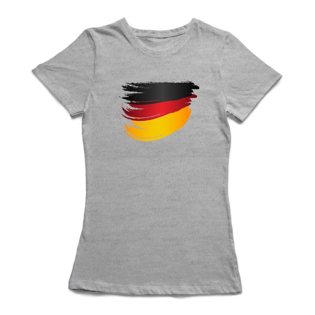 T-shirt Femme Coup de Drapeau Allemagne