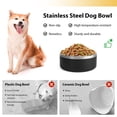 thumbnail image 3 of Cuencos para perros LIHOOOOM de acero inoxidable, 1200 ml, agua, 580 g, comida, 3 of 7