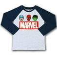 thumbnail image 1 of The Avengers Captain America, Hulk and Spiderman Boys Single Character Long Sleeve Tee, 4-7, 1 of 4