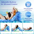 thumbnail image 3 of MoKo Pool Floats Adult, Inflatable Chairs, Pool Floaties, Inflatable Pool Toys with Cup Holders for Beach Party Water Park, 3 of 7