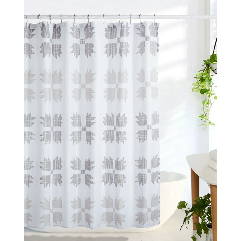 Country Living Bear Claw Microfiber Sheer Eyelet Single Shower Curtain