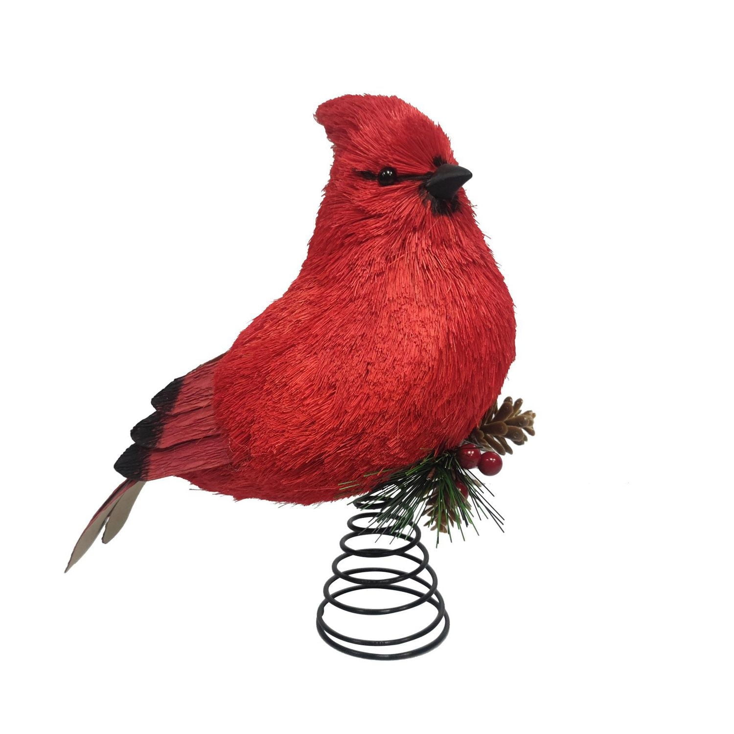 Holiday Time 10.5" Cardinal Christmas Tree Topper