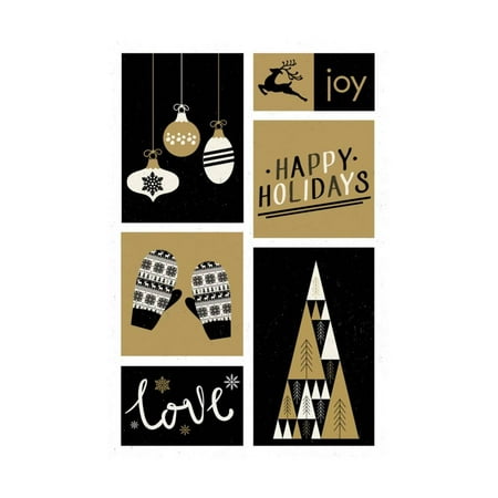 christmas checkerboard print wall