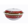thumbnail image 1 of Mainstays 10-Inch Round Melamine Serving Bowl with Lid, White, 1 of 1