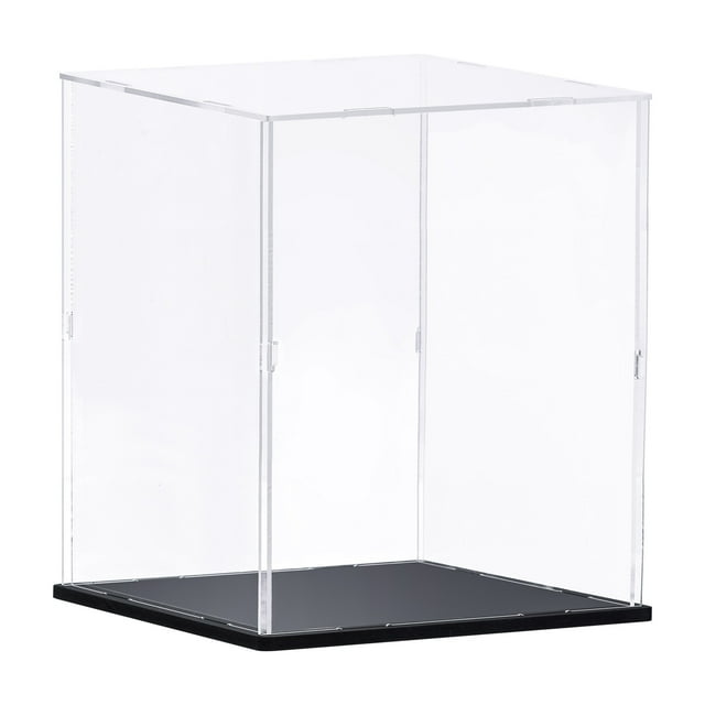 Unique Bargains Clear Display Case Acrylic Box, Assemble Transparent Box Dustproof Showcase 30x30x40cm for Collectibles, Craft
