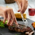 thumbnail image 4 of GUSTO Disposable Silverware Combo Pack with Clear Forks, Spoons, and Knives, 360-Pack, 4 of 6