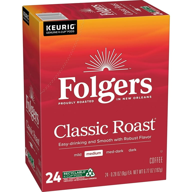 Classic Coffee K-Cups, Medium Roast, 24/Box Classic Coffee K-Cups, Medium Roast, 24/Box