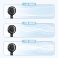 thumbnail image 3 of Ventilador personal de mano, ventilador USB eléctrico de escritorio con batería recargable, ventilador con soporte para ventilador, 3 of 7
