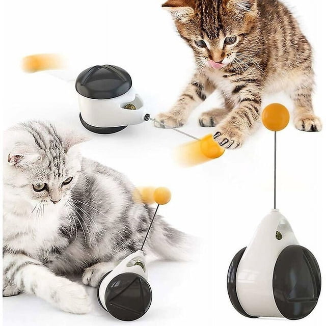 Juguete interactivo para gatos MACHAO columpio bola giratoria con hierba gatera 1 Uds