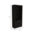 thumbnail image 5 of Boahaus Bangor Bar Cabinet (Black), 5 of 5