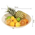 thumbnail image 1 of Fruit Bowl Fruit Plate Multipurpose Stable Salad Plates Fruit Holder for Veggies, 1 of 6