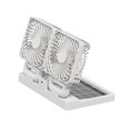 thumbnail image 4 of Ventilador de circulación para coche, silencioso, 3 velocidades, portátil, ligero, multiusos, eléctrico cabezas dobles blancas, 4 of 8