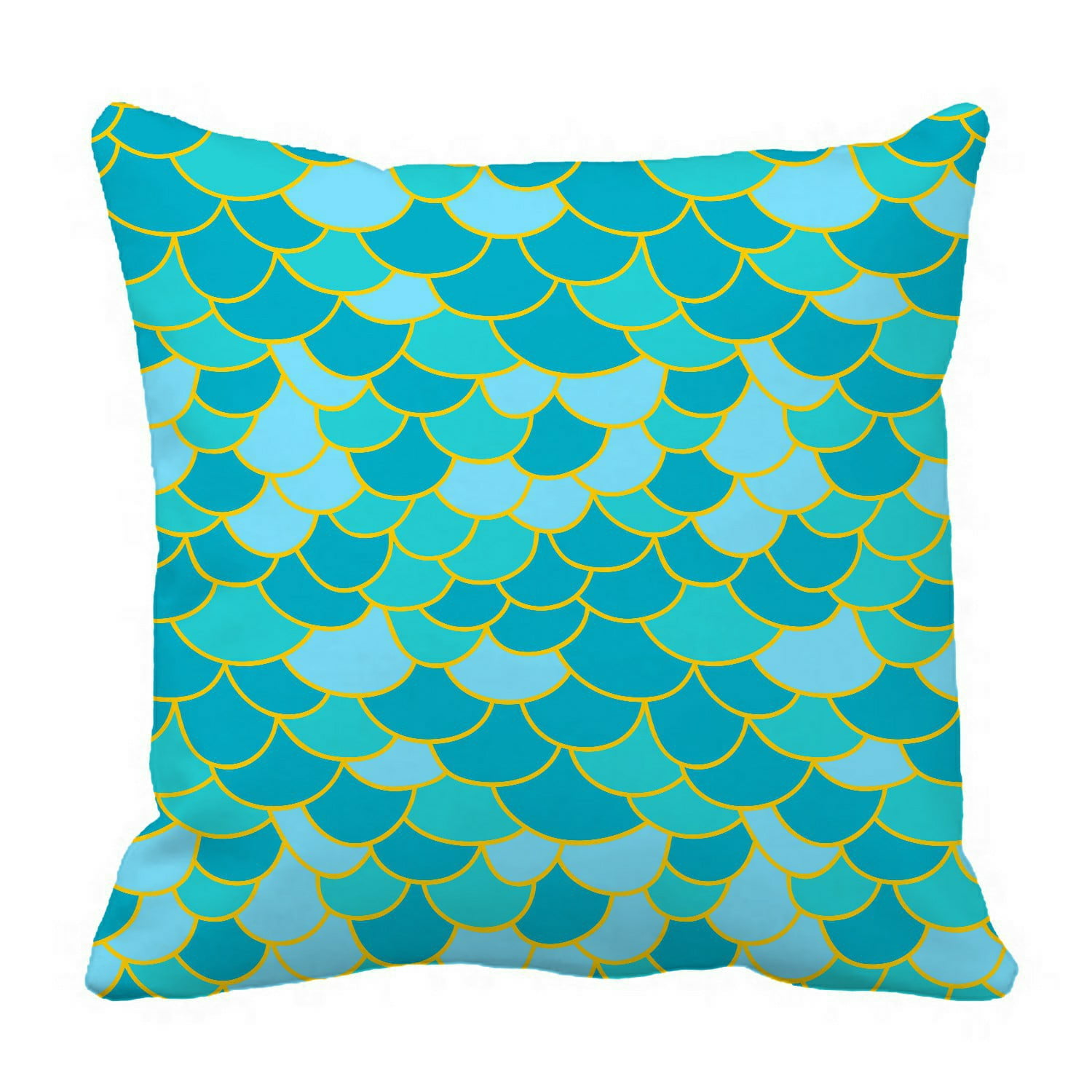 Eczjnt Fish Scale Pillow Case Cover Set 16x16 Inch Walmart Com Walmart Com