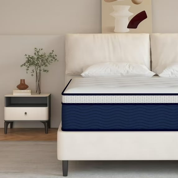 Z-hom 12 inch Twin Size Mattress, Hybrid Memory Foam Mattress in a Box