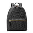 thumbnail image 1 of LOVECM  Large Capacity Women Fashion Checkered Backpack Womens Backpack Purse Vegan Leather Large Travel Backpack College Shoulder Bag, 1 of 7
